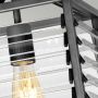 Elstead Lighting Louvre lampa wisząca 1x60 W szary/popielaty LOUVRE-1P zdj.6