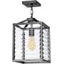 Elstead Lighting Louvre lampa wisząca 1x60 W szary/popielaty LOUVRE-1P zdj.5