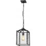 Elstead Lighting Louvre lampa wisząca 1x60 W szary/popielaty LOUVRE-1P zdj.1