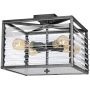 Elstead Lighting Louvre lampa podsufitowa 4x60 W szara LOUVRE-4F zdj.3