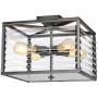 Elstead Lighting Louvre lampa podsufitowa 4x60 W szara LOUVRE-4F zdj.1