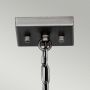 Elstead Lighting Louvre lampa wisząca 4x60 W szary/popielaty LOUVRE-4P zdj.6