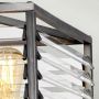 Elstead Lighting Louvre lampa wisząca 6x60 W szary/popielaty LOUVRE-6P zdj.6