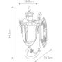 Elstead Lighting Philadelphia kinkiet zewnętrzny 3x60 W postarzany brąz PH1-L-OB zdj.2