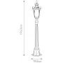 Elstead Lighting Philadelphia lampa stojąca zewnętrzna 1x60 W postarzany brąz PH4-M-OB zdj.2