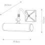 Elstead Lighting Picture Light kinkiet 1x40 W szczotkowany mosiądz PL1-10-BB zdj.2