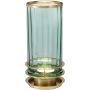 Quintiesse Arno lampa stołowa 1x9 W postarzany mosiądz/zielona  QN-ARNO-GREEN-AB zdj.1
