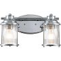 Quintiesse Ashland Bay kinkiet 2x60 W polerowany chrom QN-ASHLANDBAY2-PC-BATH zdj.1