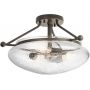 Quintiesse Belle lampa podsufitowa 3x40 W stary brąz QN-BELLE-SF-OZ zdj.1