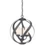 Quintiesse Blacksmith lampa wisząca 3x40 W stara czerń-opal  QN-BLACKSMITH-3P-OBK zdj.2