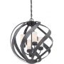 Quintiesse Blacksmith lampa wisząca 4x40 W stara czerń/opal  QN-BLACKSMITH-4P-OBK zdj.3