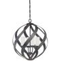 Quintiesse Blacksmith lampa wisząca 4x40 W stara czerń/opal  QN-BLACKSMITH-4P-OBK zdj.4