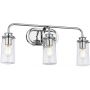 Quintiesse Braelyn kinkiet 3x40 W polerowany chrom-przezroczysty QN-BRAELYN3-PC zdj.1
