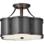 Quintiesse Chance lampa podsufitowa 2x60 W czarna QN-CHANCE-SF-S-BLB zdj.1