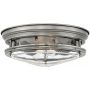 Quintiesse Hadrian lampa podsufitowa 2x40 W przezroczysta/antyczny nikiel QN-HADRIAN-FS-AN-CLEAR zdj.1