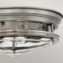 Quintiesse Hadrian lampa podsufitowa 2x40 W przezroczysta/antyczny nikiel QN-HADRIAN-FS-AN-CLEAR zdj.3
