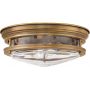 Quintiesse Hadrian lampa podsufitowa 2x40 W przezroczysta/szczotkowany brąz QN-HADRIAN-FS-BR-CLEAR zdj.1