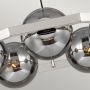 Quintiesse Harper lampa wisząca 7x60 W przydymiona/polerowany nikiel QN-HARPER7 zdj.3