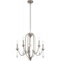 Quintiesse Karlee lampa wisząca 5x60 W klasyczny pewter QN-KARLEE5 zdj.1