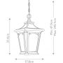 Elstead Lighting Bedford lampa wisząca 1x60 W czarna QZ-BEDFORD8-S zdj.2
