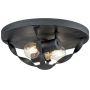 Elstead Lighting Bradbury plafon 2x60 W popielaty QZ-BRADBURY-F-GK zdj.1