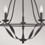 Elstead Lighting Bradbury lampa wisząca 5x40 W popielaty QZ-BRADBURY5-GK zdj.4