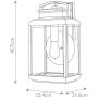 Elstead Lighting Byron kinkiet zewnętrzny 1x60 W grafitowy QZ-BYRON-L-GR zdj.2