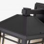 Elstead Lighting Cedar Point kinkiet zewnętrzny 1x60 W czarny QZ-CEDAR-POINT-L-BK zdj.5