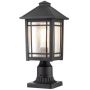 Elstead Lighting Cedar Point lampa stojąca zewnętrzna 1x60 W czarna QZ-CEDAR-POINT3-M-BK zdj.1