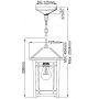 Elstead Lighting Cedar Point lampa wisząca zewnętrzna 1x60 W czarna QZ-CEDAR-POINT8-M-BK zdj.2