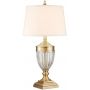 Elstead Lighting Dennison lampa stołowa 1x60 W szczotkowany mosiądz-kremowa QZ-DENNISON-BB zdj.1