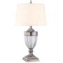 Elstead Lighting Dennison lampa stołowa 1x60 W polerowany nikiel-kremowa QZ-DENNISON-PN zdj.1
