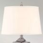 Elstead Lighting Dennison lampa stołowa 1x60 W polerowany nikiel-kremowa QZ-DENNISON-PN zdj.3