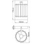 Elstead Lighting Divine kinkiet 1x3 W polerowany chrom QZ-DIVINE1-PC-BATH zdj.2