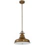 Elstead Lighting Emery lampa wisząca 1x60 W postarzany mosiądz QZ-EMERY-P-M-WS zdj.3
