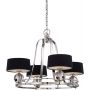 Elstead Lighting Gotham lampa wisząca 4x3 W LED imperialne srebro QZ-GOTHAM4 zdj.1