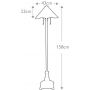 Elstead Lighting Inglenook lampa stojąca 2x60 W multikolor-ciemny brąz QZ-INGLENOOK-FL zdj.2