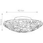 Elstead Lighting Kami lampa podsufitowa 2x60 W vintage brąz QZ-KAMI-F zdj.2
