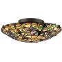 Elstead Lighting Kami lampa podsufitowa 2x60 W vintage brąz QZ-KAMI-F zdj.3
