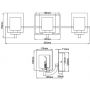 Elstead Lighting Kolt kinkiet 3x3 W polerowany chrom QZ-KOLT3-PC-BATH zdj.2