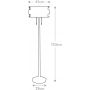 Elstead Lighting Laguna lampa stojąca 2x60 W renesansowa miedź/karmelowy QZ-LAGUNA-FL-A zdj.2