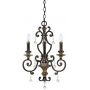 Elstead Lighting Marquette lampa wisząca 3x60 W postarzany brąz QZ-MARQUETTE3 zdj.1