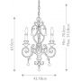 Elstead Lighting Marquette lampa wisząca 3x60 W postarzany brąz QZ-MARQUETTE3 zdj.2