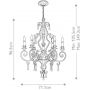 Elstead Lighting Marquette lampa wisząca 6x60 W postarzany brąz QZ-MARQUETTE6-A zdj.2