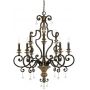 Elstead Lighting Marquette lampa wisząca 9x60 W postarzany brąz QZ-MARQUETTE9 zdj.1
