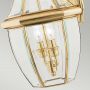 Elstead Lighting Newbury kinkiet zewnętrzny 2x40 W lakierowany polerowany mosiądz QZ-NEWBURY2-L-PB zdj.3