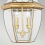 Elstead Lighting Newbury lampa wisząca 2x60 W lakierowany polerowany mosiądz QZ-NEWBURY8-L-PB zdj.4