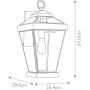 Elstead Lighting Ravine kinkiet zewnętrzny 1x60 W brązowy QZ-RAVINE2-L zdj.2