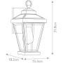 Elstead Lighting Ravine kinkiet zewnętrzny 1x60 W brązowy QZ-RAVINE2-S zdj.2