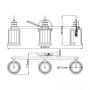 Elstead Lighting Swell kinkiet 3x3 W chrom QZ-SWELL3-PC-BATH zdj.2